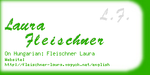 laura fleischner business card